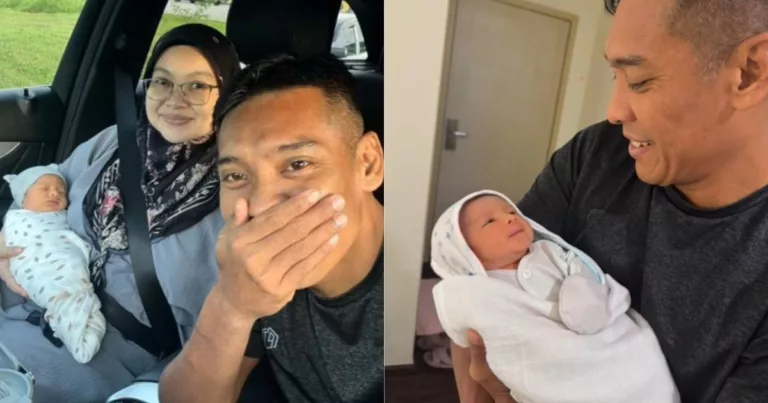 Sambut Baby Ramadan, Bekas Pertahanan Pahang Timang Anak Pertama Selepas 12 Tahun!
