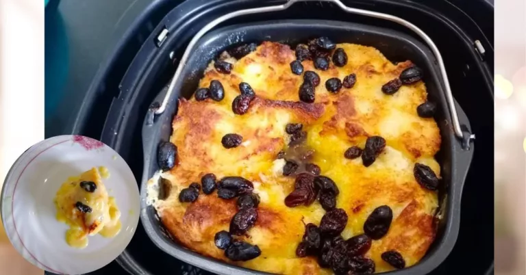Puding Roti Masak Guna Air Fryer, Mudah Dan Cepat