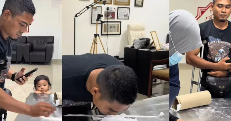 Ciuman Terakhir Seorang Ayah, Empat Tahun Menanti, Si Kecil ‘Datang’ Sekejap Saja