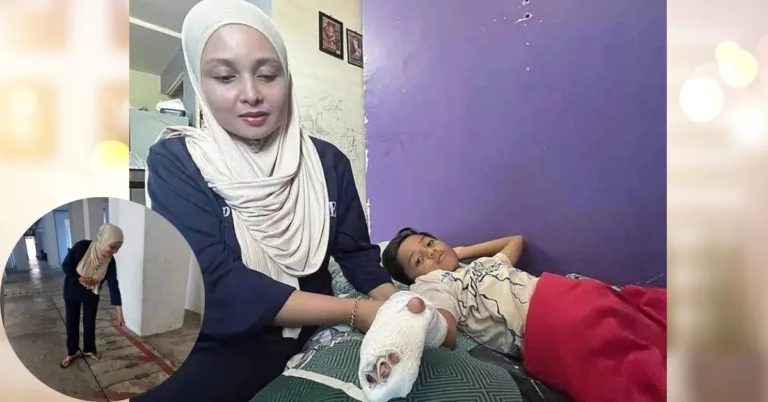 Jari Kanak-kanak Lelaki, 10 Tahun Hampir Putus, Selamatkan Anak Kucing