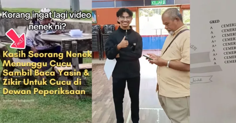 Nenek Tular Baca Yasin Ketika SPM 2024, Cucu Dapat 4A+, 5A