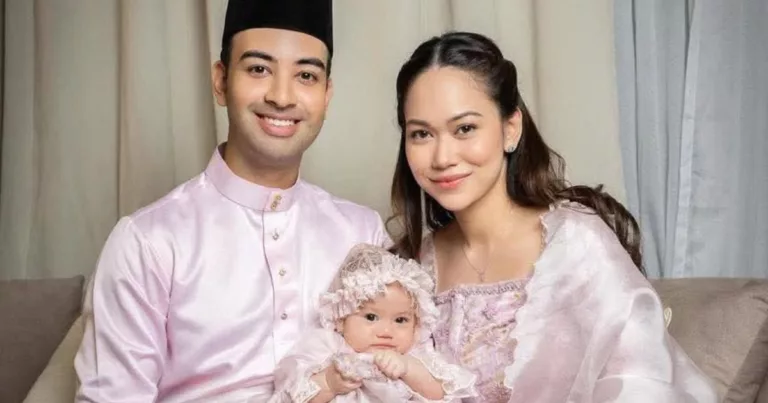 Raysha Rizrose Dedah Wajah Anak Lepas 4 Bulan Bersalin, Sedondon Pagi Raya!