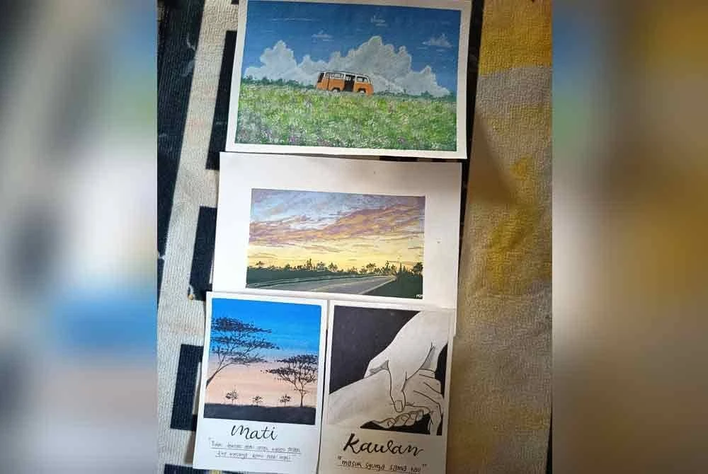 Lukisan Bas Dan Perkataan ‘Mati’ Jadi Petanda Sebelum Mustaqim Terlibat Nahas Maut