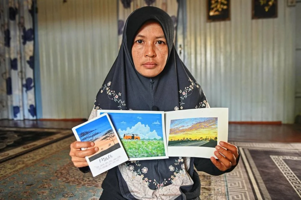 Lukisan Bas Dan Perkataan ‘Mati’ Jadi Petanda Sebelum Mustaqim Terlibat Nahas Maut