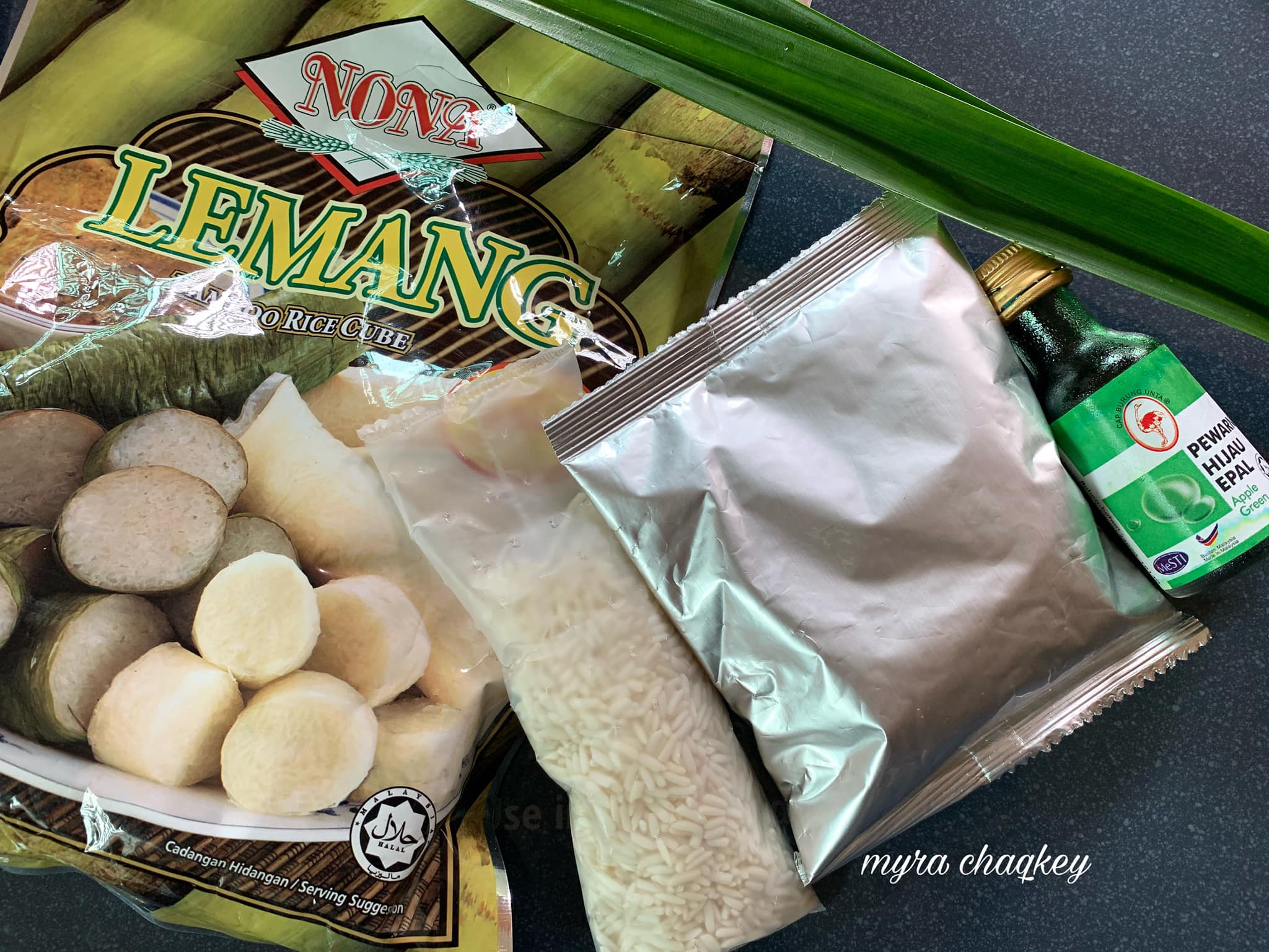 Resipi Kuih Lopes Gula Melaka Versi Cepat & Mudah, Guna Lemang Segera