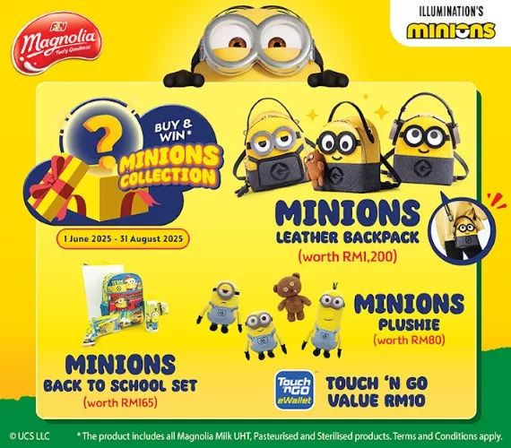 Edisi Terhad Susu Pisang & Aiskrim, F&N Magnolia & Illumination’s Minions Buat Kecoh Satu Malaysia!