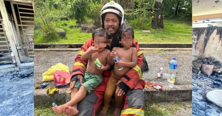 Dua Beradik Terkurung Dalam Kebakaran, Ditemui Berpelukan Tanpa Suara