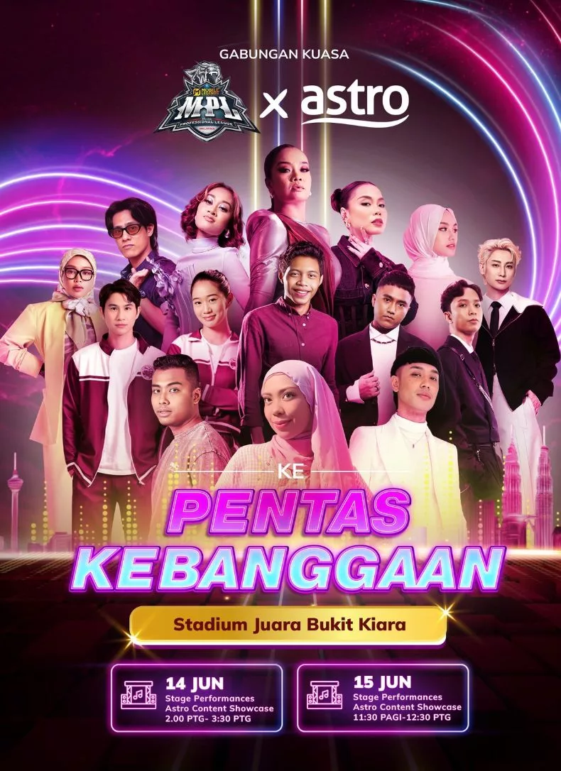MPL MY x Astro 2025 Gabungkan Mimi Fly, Wani Kayrie, Lucidrari Dan Ramai Lagi!
