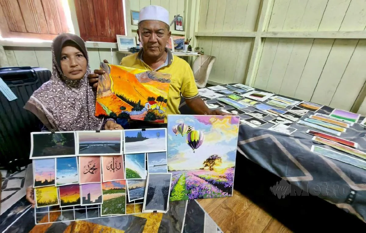 Nahas Pelajar UPSI, 100 Koleksi Lukisan Arwah Mustaqim Jadi Kenangan Terakhir Keluarga