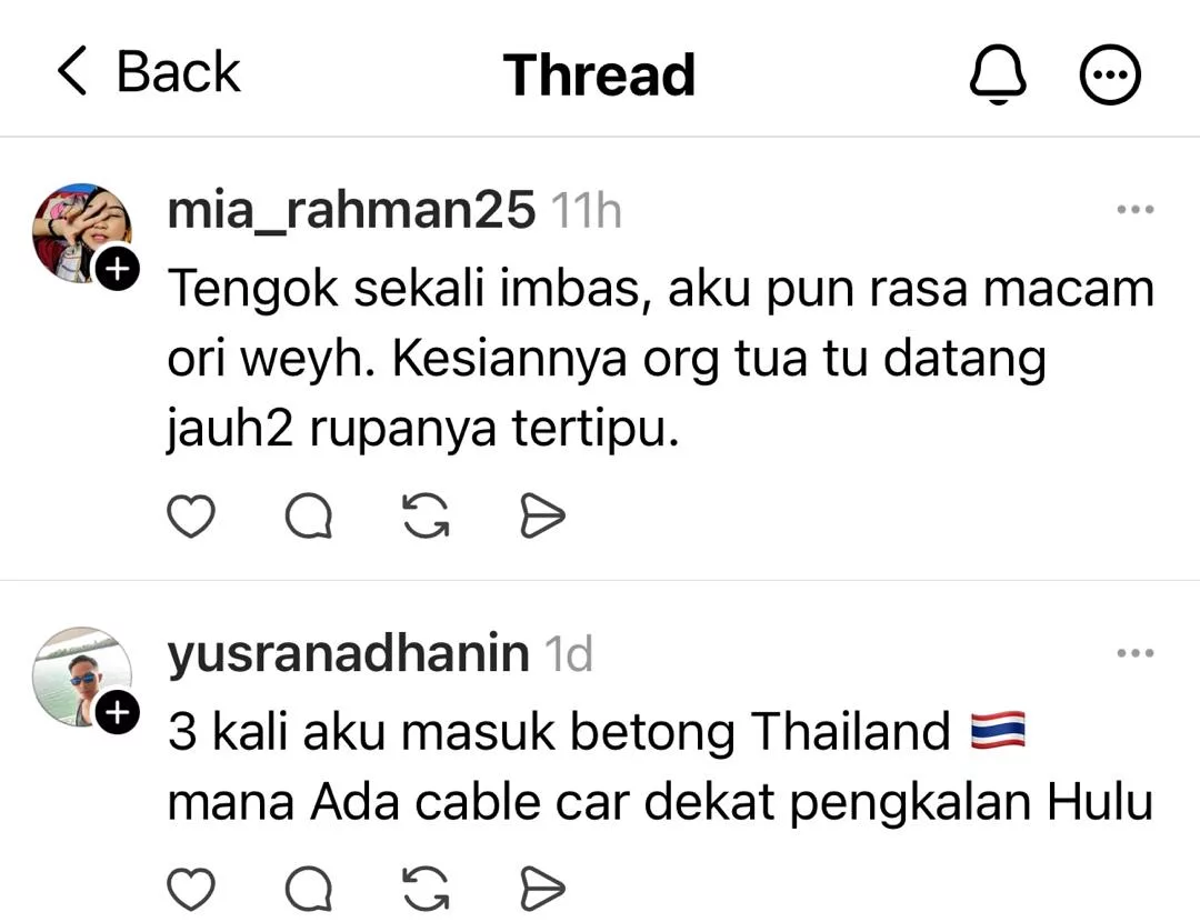 ‘Tertipu’ Dengan Video AI, Warga Emas Rugi RM9k Sebab Nak Naik ‘Kereta Kabel’ Di Pengkalan Hulu