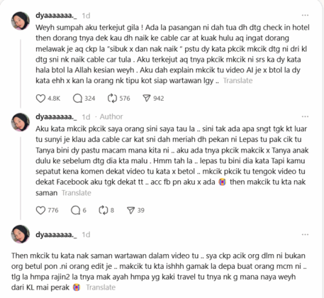 ‘Tertipu’ Dengan Video AI, Warga Emas Rugi RM9k Sebab Nak Naik ‘Kereta Kabel’ Di Pengkalan Hulu