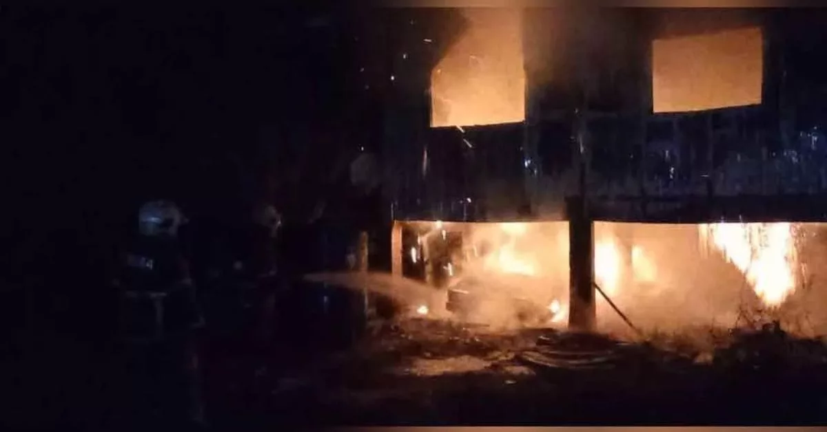 Pasangan Suami Isteri Rentung Dalam Kebakaran Rumah Di Kota Belud