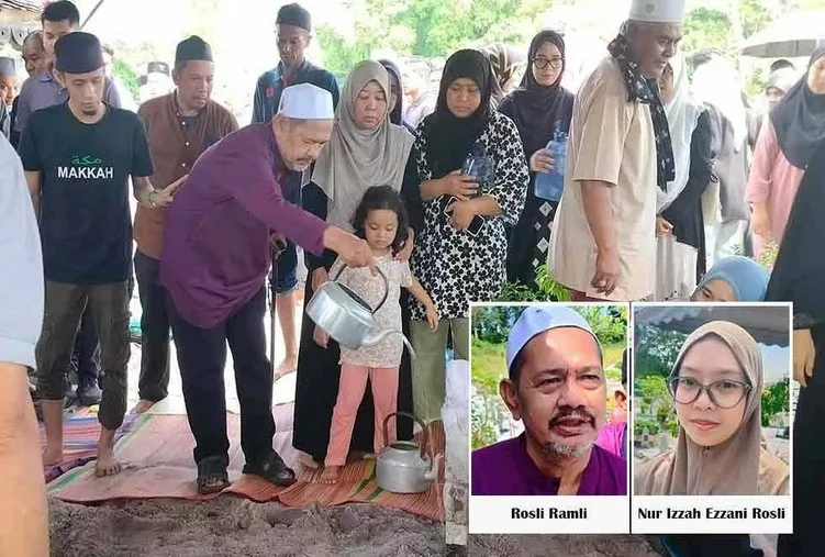 Suami Isteri Maut Ford Mustang Terbabas Di Jalan Segamat-Kuantan Selamat Dikebumikan Dalam Satu Liang Lahad