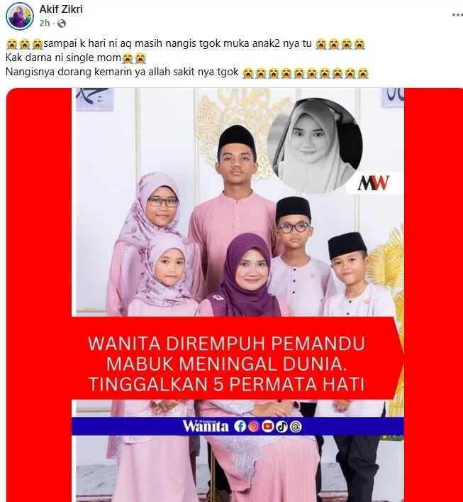 Derma Kornea Mata, Keluarga Darna Sepakat Izin Pihak Hospital Buat Prosedur Pembedahan