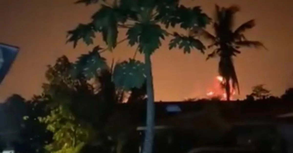 Insiden Pesawat F/A-18D Hornet, Penduduk Terkejut Bunyi Letupan Luar Biasa