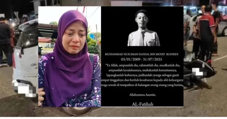 Remaja Dirempuh Kereta Dipandu Polis – “Anak Yang Saya Sayang Hilang Sekelip Mata”