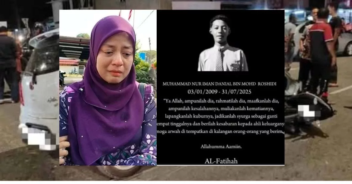 Remaja Dirempuh Kereta Dipandu Polis - "Anak Yang Saya Sayang Hilang Sekelip Mata"