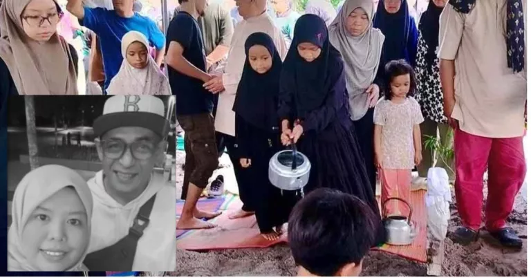 Suami Isteri Maut Ford Mustang Terbabas Di Jalan Segamat-Kuantan Selamat Dikebumikan Dalam Satu Liang Lahad