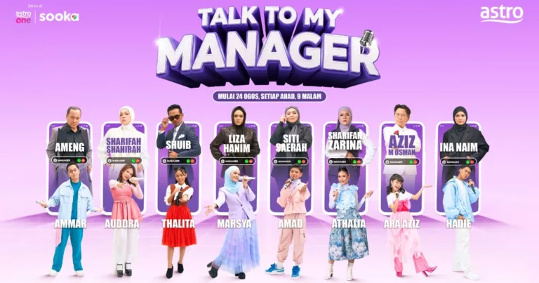 Talk To My Manager, Bakal Gegarkan Dunia Seni. Program Realiti Gabung Pasangan Ibu Ayah & Anak Selebriti
