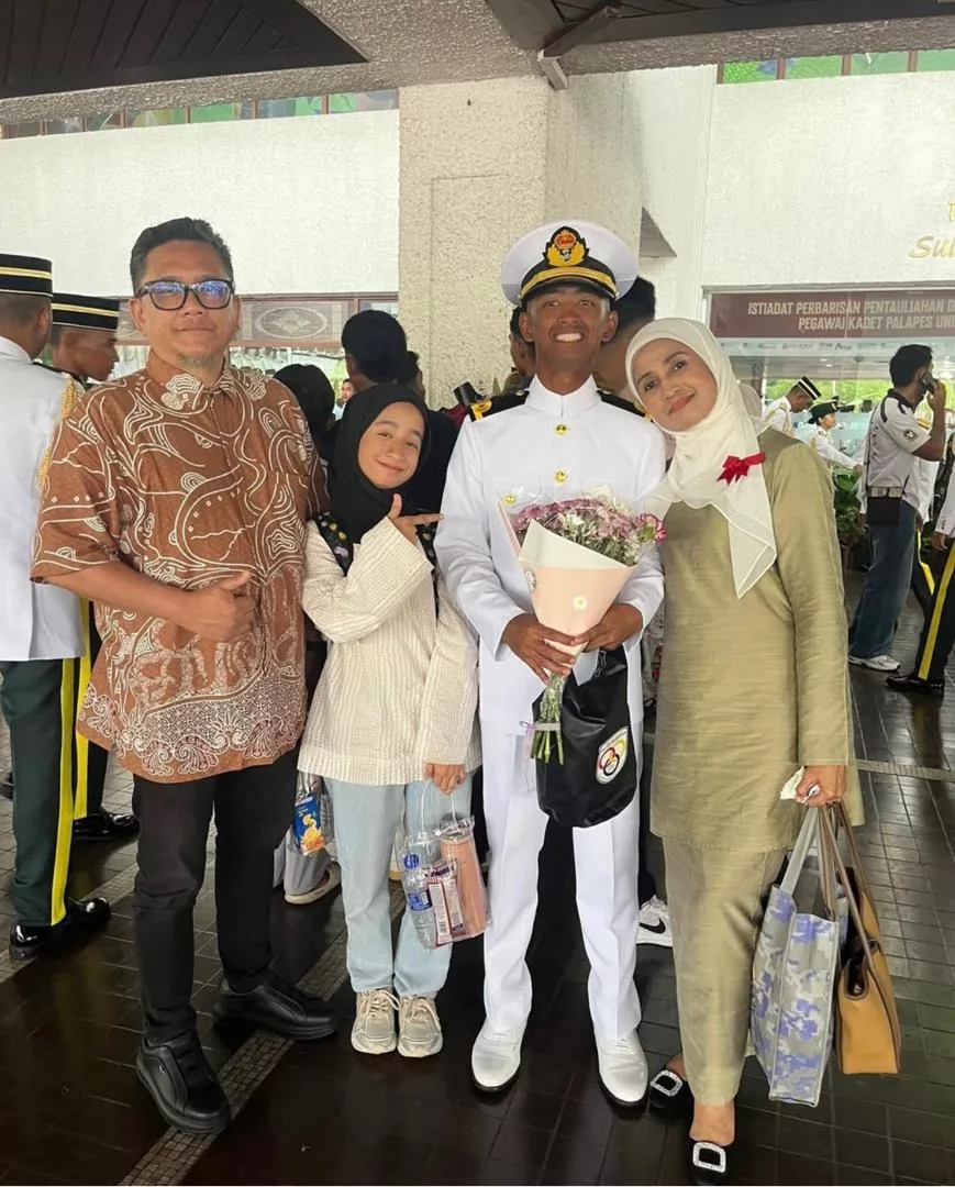 Azian Mazwan Sapuan Syukur, Bangga, Anak Lelaki Bergelar Leftenan Muda Angkatan Tentera Malaysia 