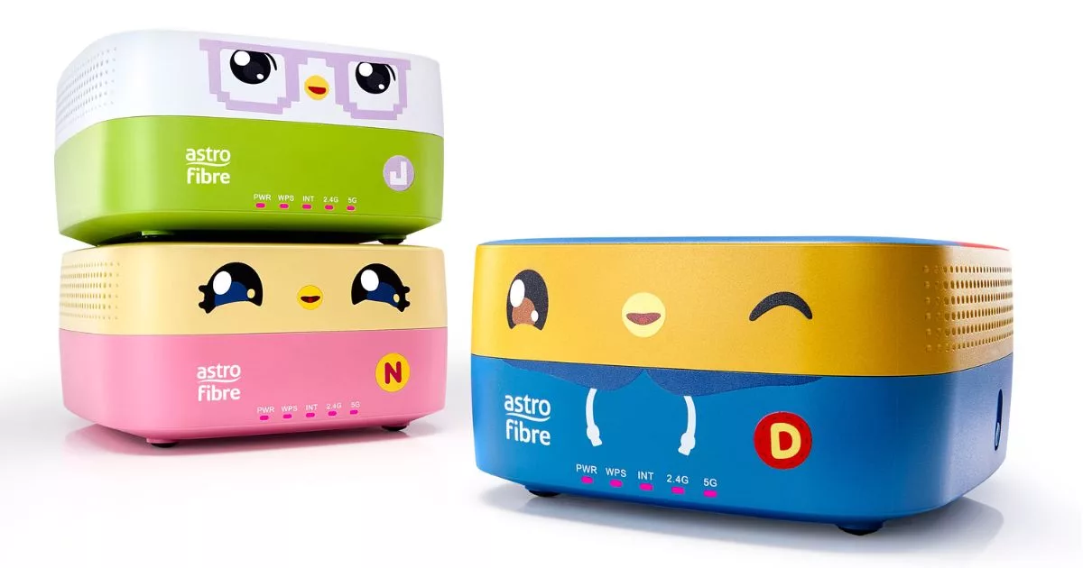 Didi, Nana & Jojo Kini Ada di Rumah Dengan Router Comel Edisi Terhad. Ibu Ayah Kena Dapatkan!