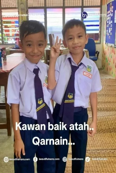Sahabat Sejati: Rakan Karib Ziarah Pusara Murid Tahun Tiga Maut Terjatuh Dalam Lubang Kumbahan Setiap Hari