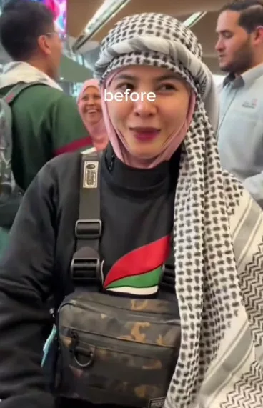 Ardell Aryana Direntap Hijab, Kemeja-T Jadi Pengganti Penutup Kepala