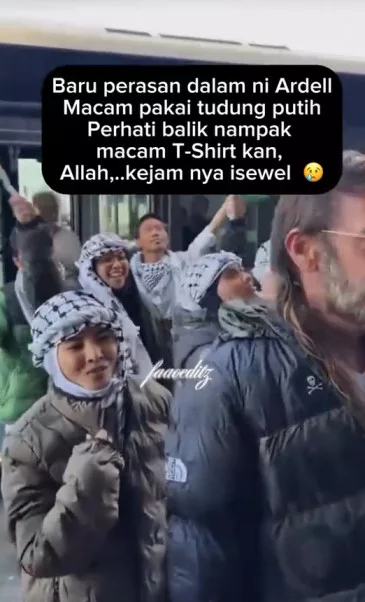 Ardell Aryana Direntap Hijab, Kemeja-T Jadi Pengganti Penutup Kepala