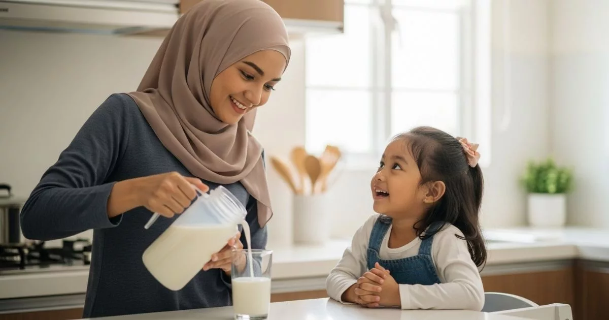 Anak Dah Makan Sihat, Perlu Lagi Ke Nak Minum Susu?