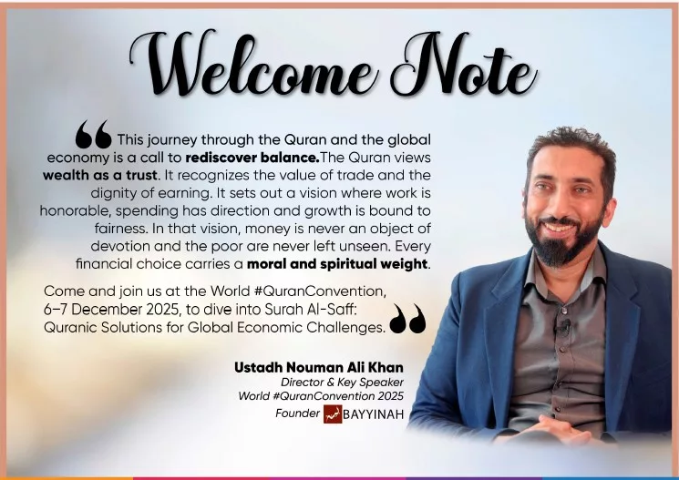 World #QuranConvention 2025: Trade With Allah, Solusi Ekonomi Global Berasaskan Al-Quran