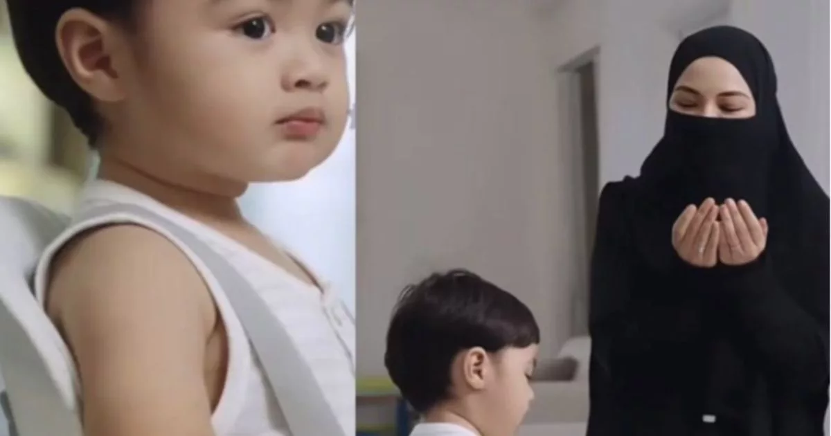 Muka Anak Neelofa Kembali Jadi Perhatian, Wajah Muhammad Bilal Tanpa Sticker