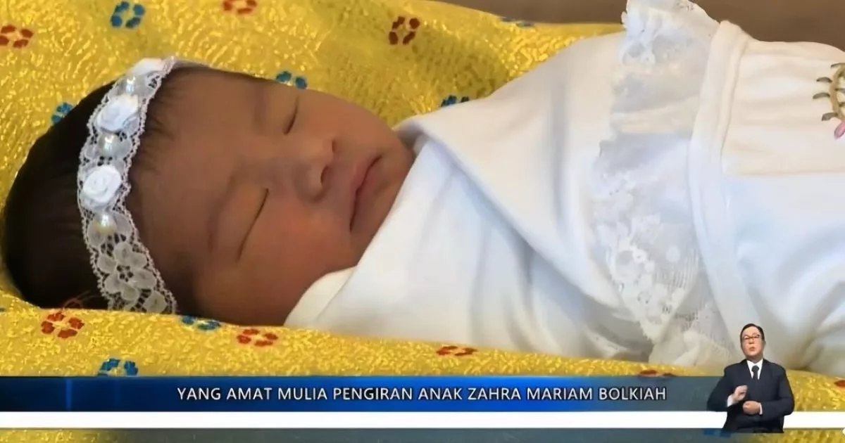 Zahra Mariam Bolkiah Dedah Wajah Pertama, Momen Penuh Emosi Putera Mateen & Anisha