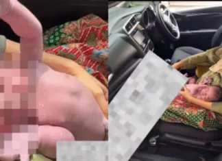 Ibu Bersalin Dalam Kereta, Detik Cemas Dibantu Polis Trafik Yang Pantas & Menyentuh Hati