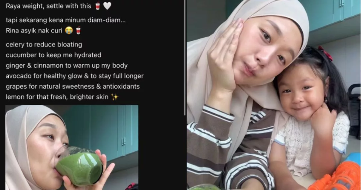 Maryam Kongsi Resipi Jus Detox, Rahsia Kawal Berat Badan Lepas Raya