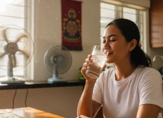 Minum Air Sejuk Ketika Musim Panas Punca Salur Darah Pecah? Ini Fakta Sebenar