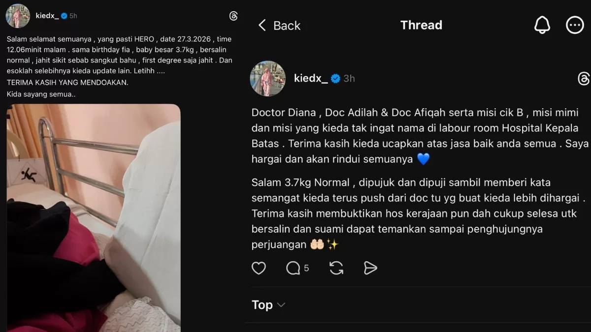 Kieda Crepe Bersalin Anak Lelaki,  Kisah Sebak 7 Tahun Menanti Akhirnya Terjawab