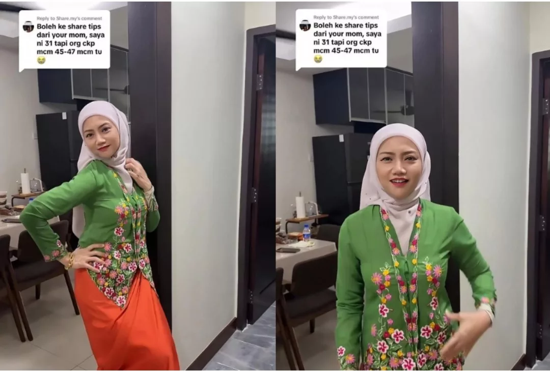 Rahsia Pemakanan Ibu Sasha Aziz! Usia 60 Tahun Masih Cantik & Awet Muda