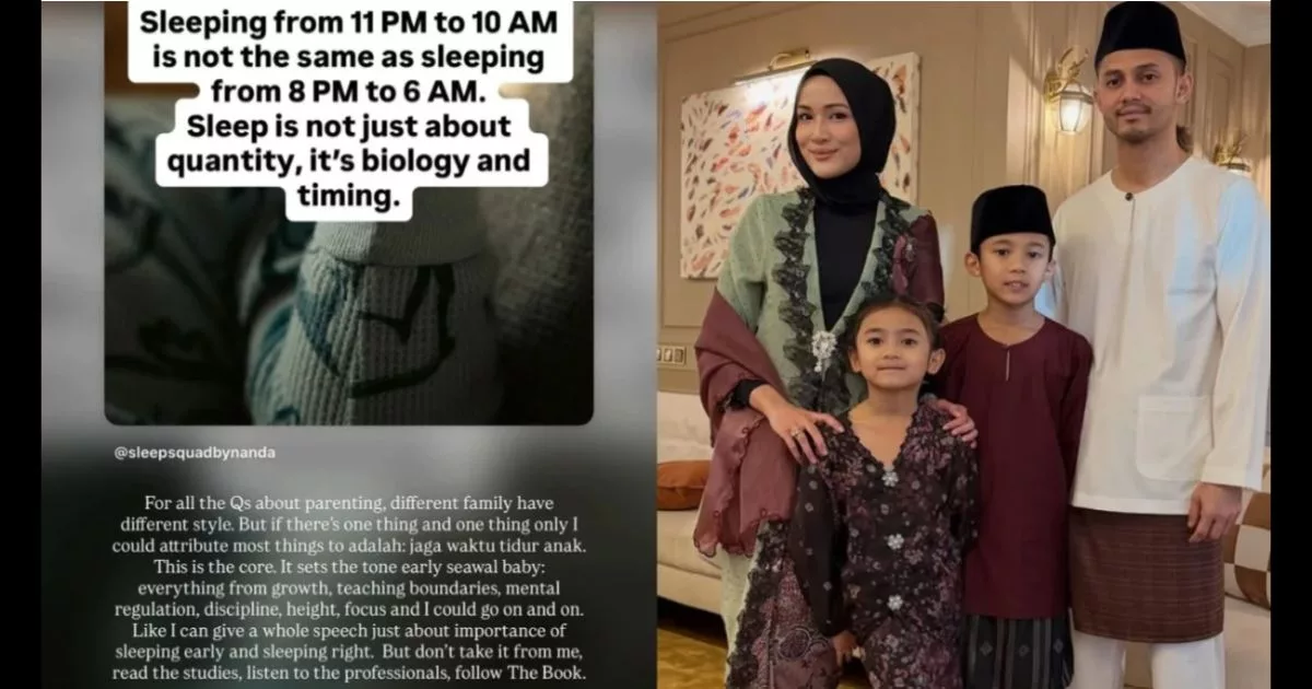 Hanis Zalikha Kongsi Kepentingan Waktu Tidur Anak, Asas Utama Perkembangan Sihat Sejak Bayi