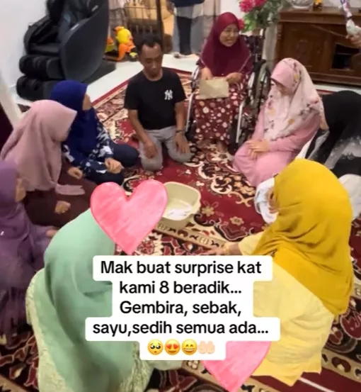 Ibu Hadiahkan Barang Kemas Kepada 8 Anak Sempena Aidilfitri, Buat Ramai Sebak