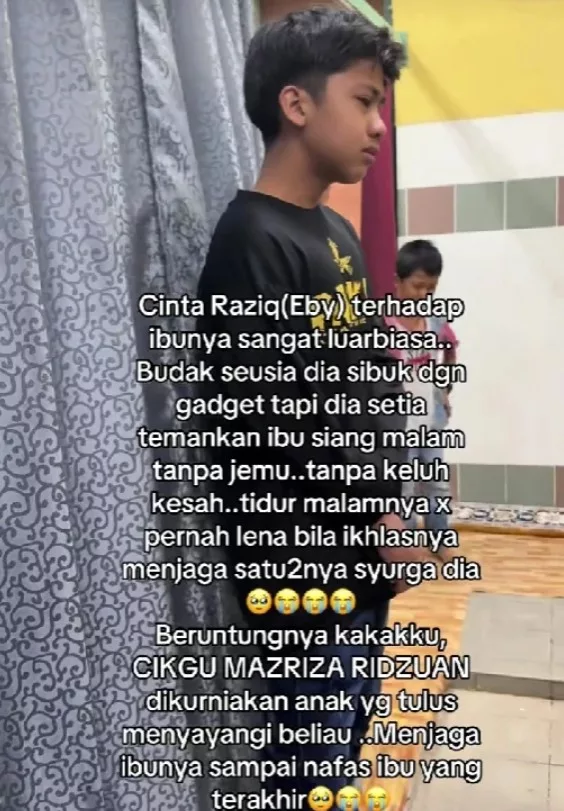 Setia Jaga Ibu Sakit Kanser Hingga Akhir Hayat, Kisah Anak Ini Buat Ramai Sebak