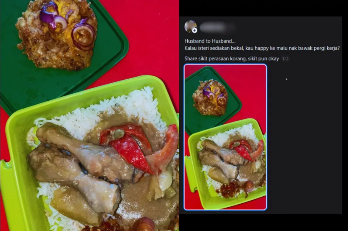Bawa Bekal Isteri Ke Tempat Kerja, Suami Akui Bangga Bukan Malu