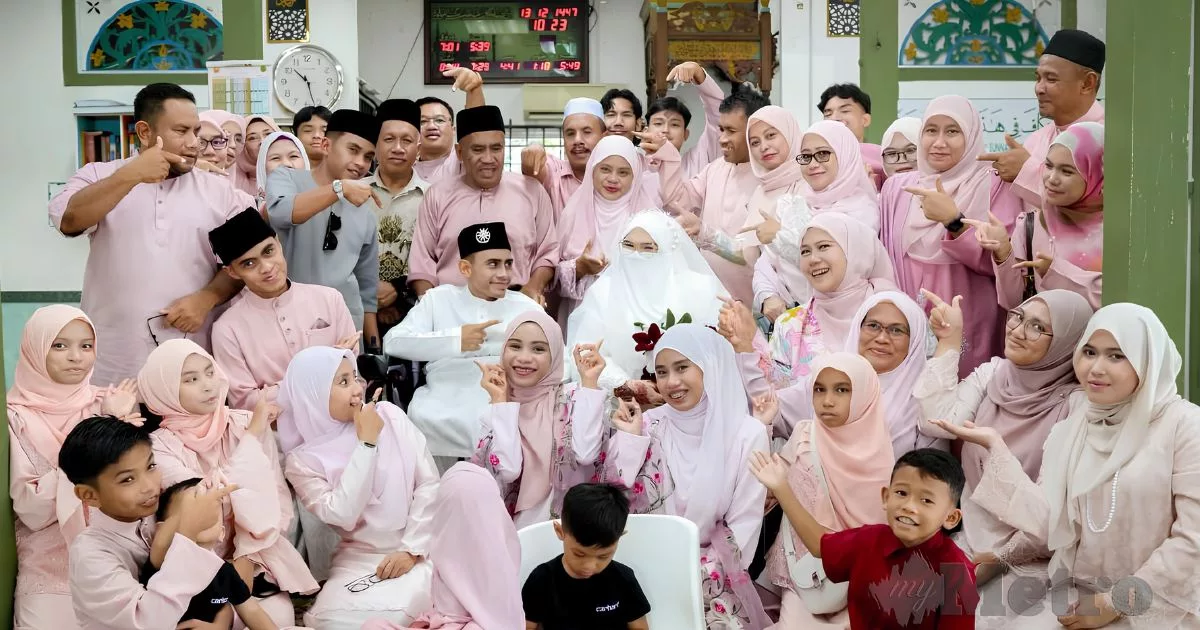 “Niat Baik Akan Dipermudahkan”, Pasangan OKU Tak Pernah Bersua Sebelum Akad Nikah