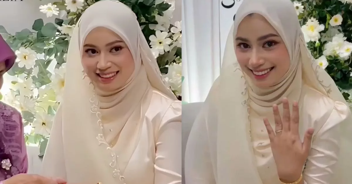 Anak Nasir Bilal Khan Bertunang, Wajah Manis Bakal Pengantin Curi Perhatian Netizen