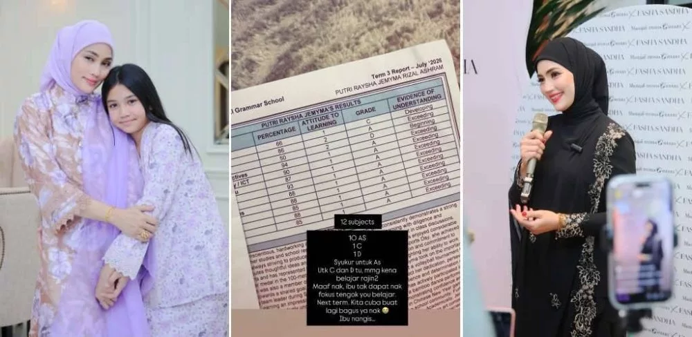 Fasha Sandha Kongsi Keputusan Anak, Bangga Jemyma Raih 10A Walaupun Ada Gred C Dan D 4 Fasha Sandha Kongsi Keputusan Anak, Bangga Jemyma Raih 10A Walaupun Ada Gred C Dan D