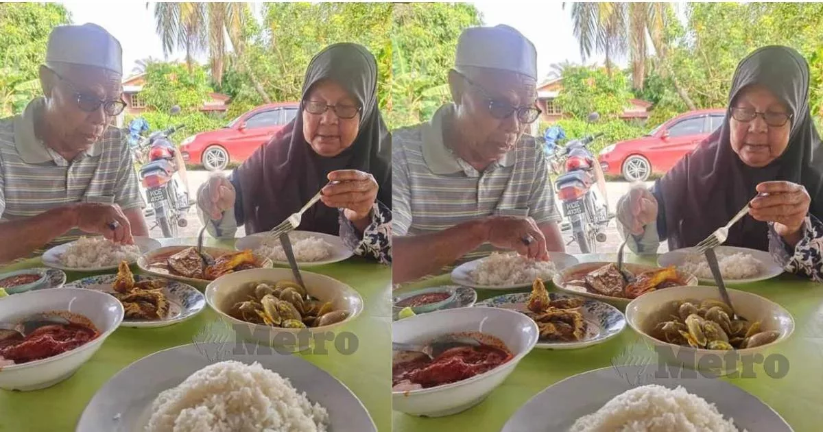 54 Tahun Berkahwin, Pasangan Warga Emas Ini Masih Romantik Macam Pengantin Baru