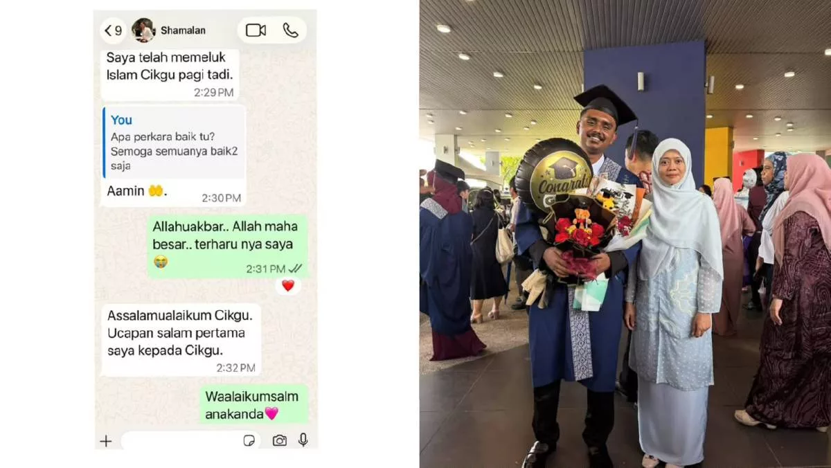 ‘Saya Sudah Anggap Dia Seperti Anak’, Guru Syukur Muhammad Shamalan Pilih Islam, Doa Terus Istiqamah 5 ‘Saya Sudah Anggap Dia Seperti Anak’, Guru Syukur Muhammad Shamalan Pilih Islam, Doa Terus Istiqamah