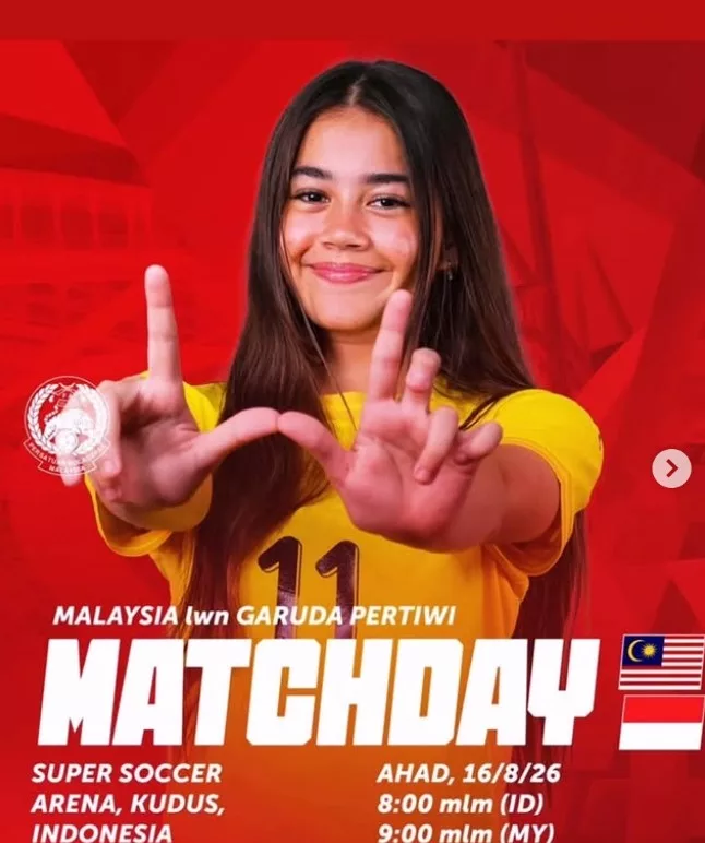 “Doa Ibu Sentiasa Iringi Isabella” Baru 14 Tahun, Anak Serina Bangga Sarung Jersi Malaysia