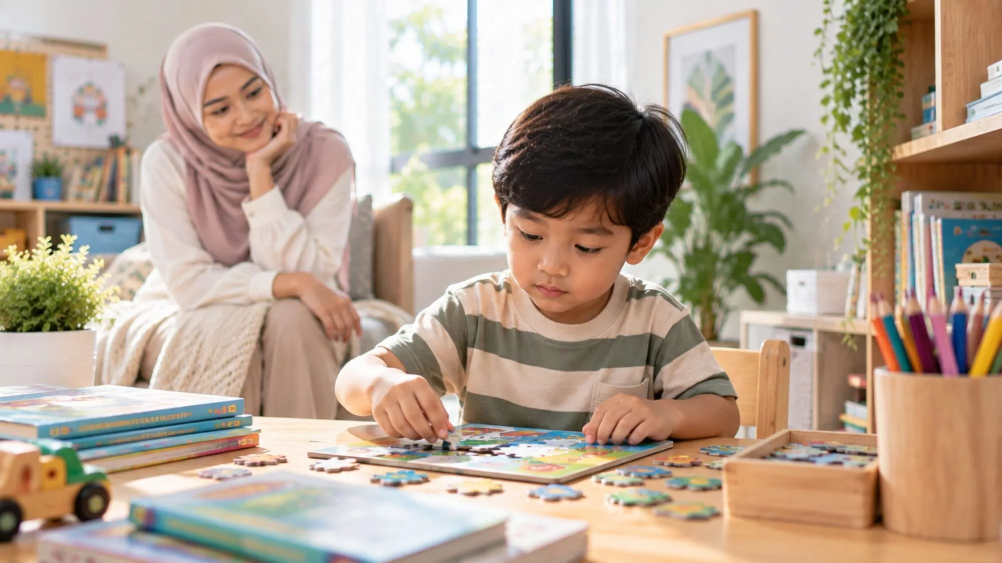 Persediaan Anak Lima Tahun Ke Prasekolah, Ini Asas Ibu Bapa Patut Mengajar Di Rumah 2 Anak 5 Tahun