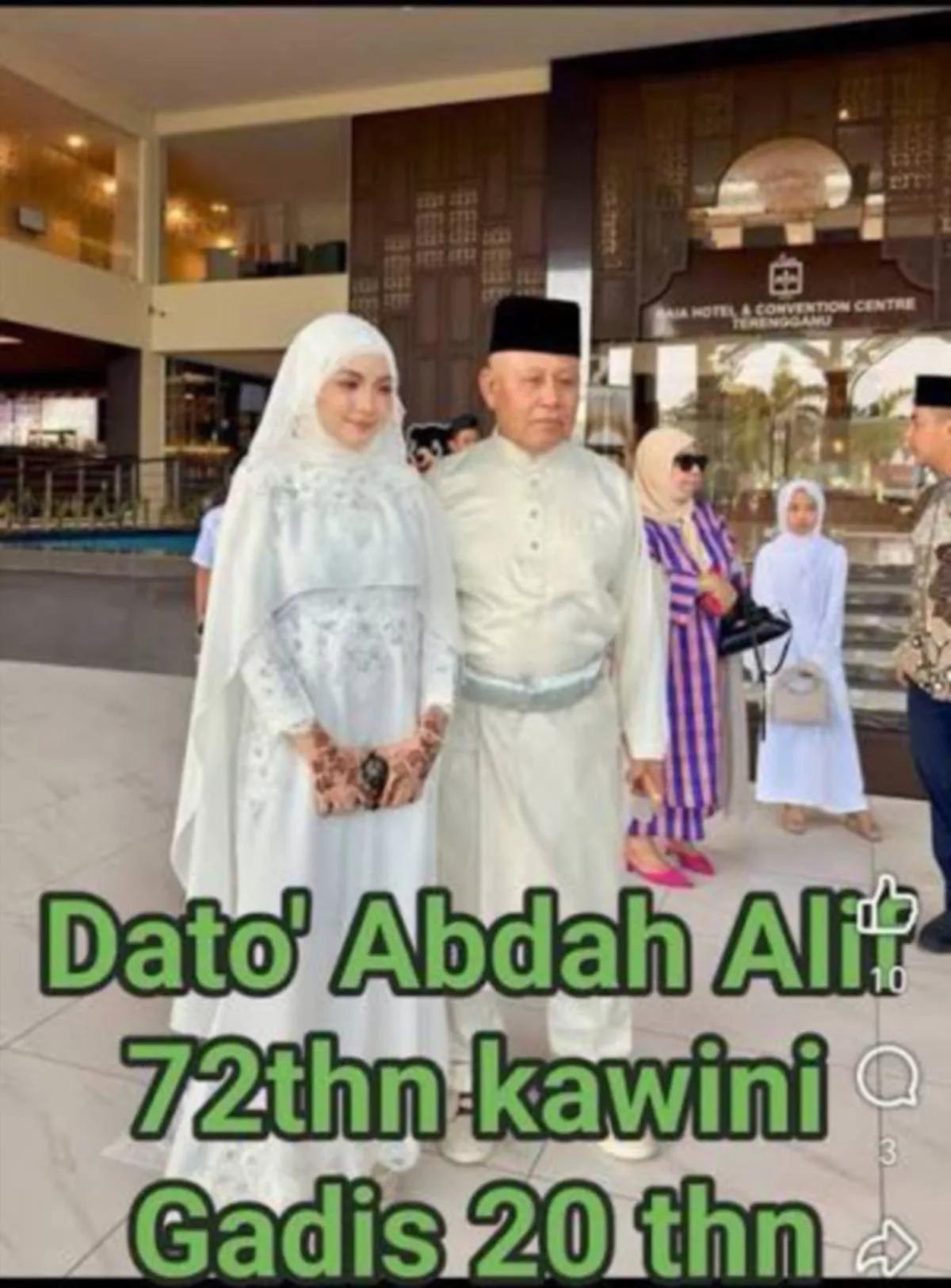 “Restu Dua Keluarga”, Legenda Harimau Malaya Datuk Abdah Alif, 72, Selamat Bernikah Gadis 20 Tahun 2 “Restu Dua Keluarga”, Legenda Harimau Malaya Datuk Abdah Alif, 72, Selamat Bernikah Gadis 20 Tahun