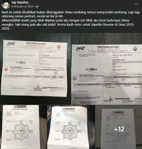 Jep Sepahtu Bayar Zakat Hampir RM2 Juta, Dipuji Menteri Agama Digelar ‘Wira’ 3 Jep Sepahtu Bayar Zakat Hampir RM2 Juta, Dipuji Menteri Agama Digelar ‘Wira’